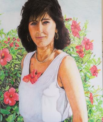 carla-e-gli-hibiscus-ritratt