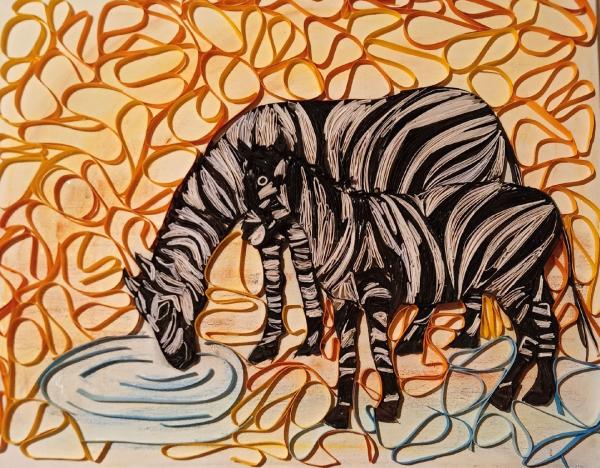 zebra-with-chicken