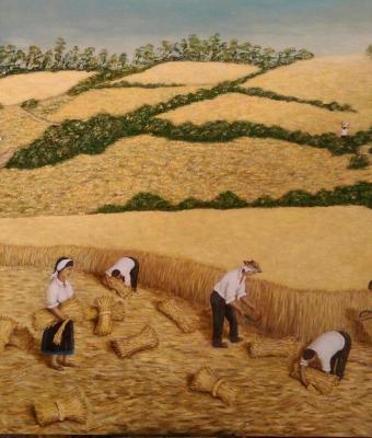 la-mietitura-pittura-olio-su