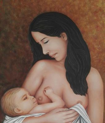 maternit-pittura-olio-su-te