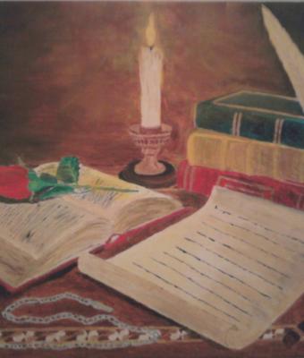 libri-a-lume-di-candela