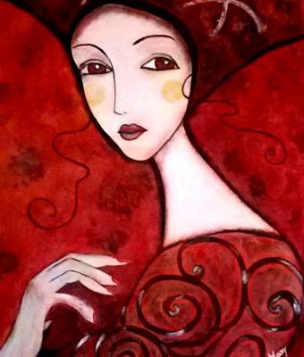 signora-in-rosso