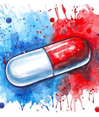 acquerello-pillola-antibiotico