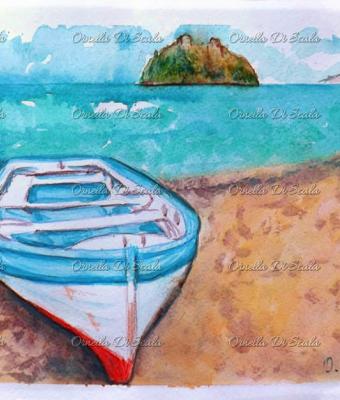 acquerello-barca-ischia-castel