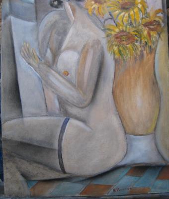 donna-con-girasoli
