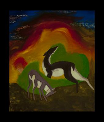 caprioli-al-tramonto