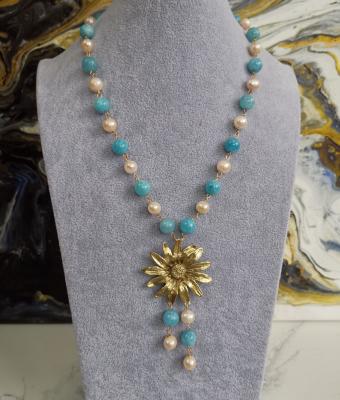 collana-con-acquamarina-e-perl
