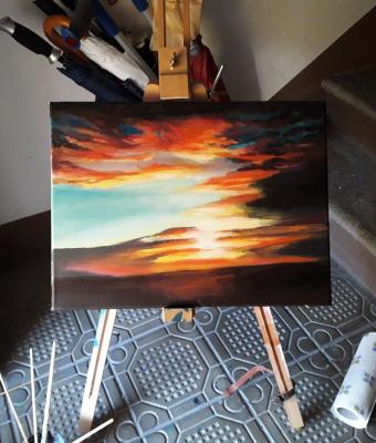fire-sunset