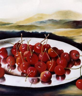 paesaggio-con-piatto-di-cilieg