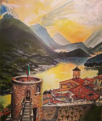 tramonto-sul-lago-di-barrea