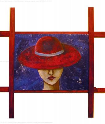 donna-con-cappello-rosso