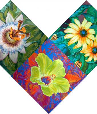 trittico-floreale