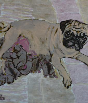 maternity-vii-pug-family-ii