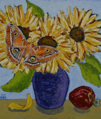 sunflowers-with-moth