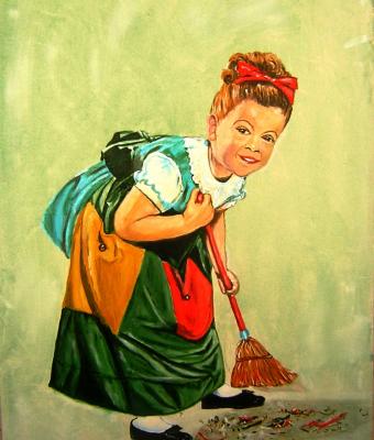 bambina-che-pulisce