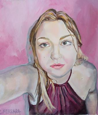 pink-selfie