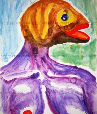 study-for-monster-02-fishwom