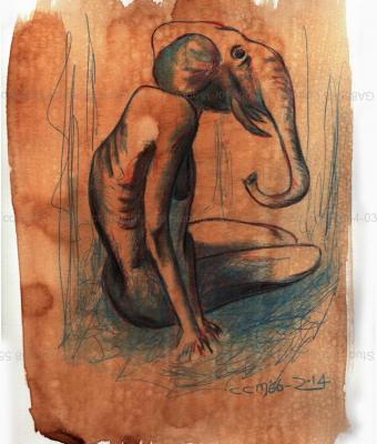 study-for-quotthe-elephant-w