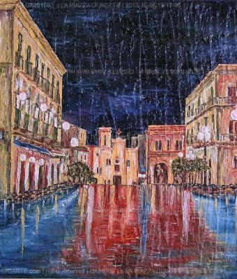 la-piazza-di-notte