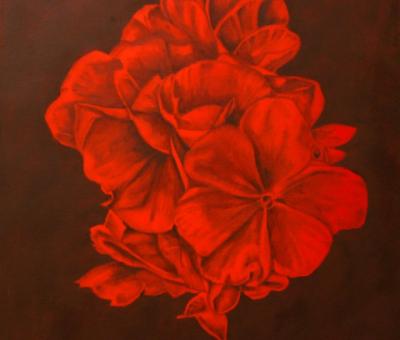 geranium-olio-su-tela-50x50