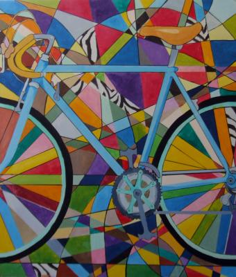 astratto-con-bicicletta-da-cor