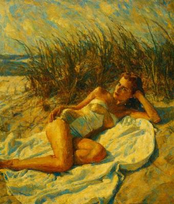 donna-sulla-spiaggia