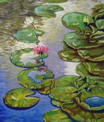 water-lilliesarmony-in-blu