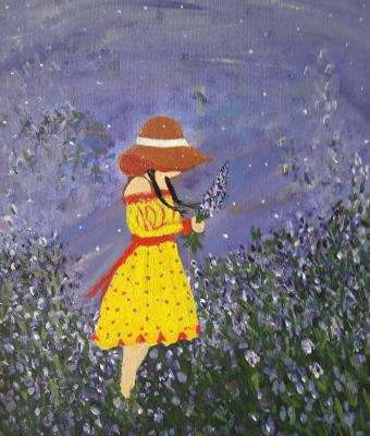 girl-amidst-the-lavender-field