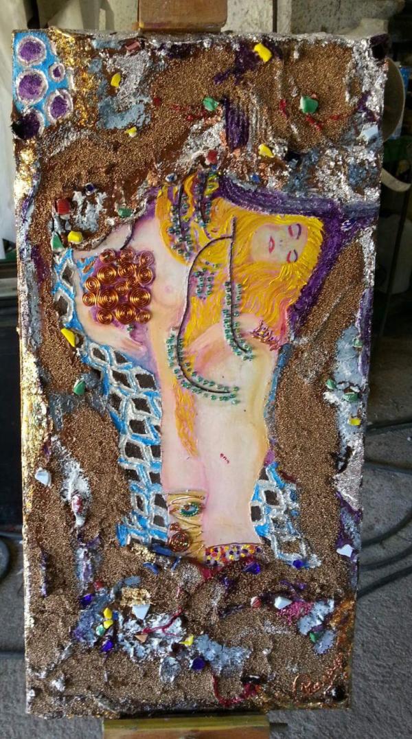 rivisitazione-klimt-sea-serpen