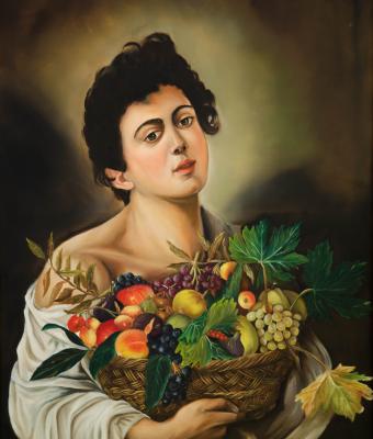 fanciullo-con-canestro-di-frut