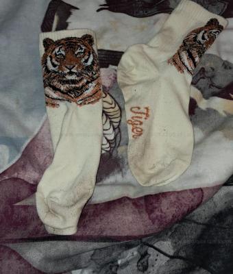 socks-with-embroidered-tiger