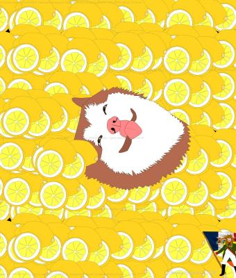 siberian-husky-dipped-in-lemon