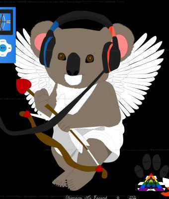 koala-cupid-listen-to-romantic