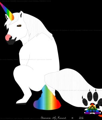 unicorn-defecating