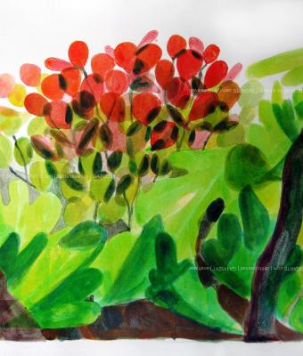 red-leaves