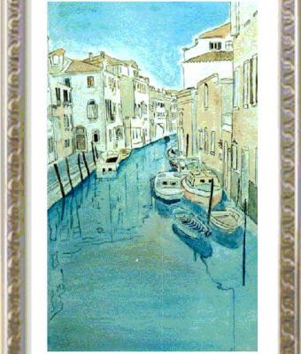 venezia-1985-laguna-con-barche