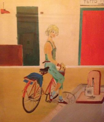 ragazza-appoggiata-alla-bicicl