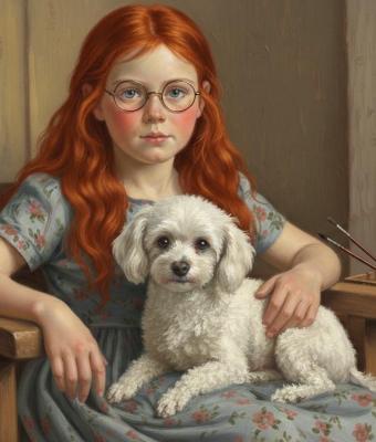 una-bambina-col-suo-barboncino