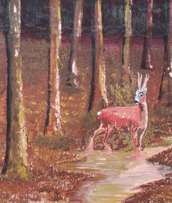 il-cervo-nel-bosco