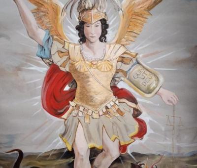 omaggio-a-san-michele-pittura-del-nuovo-rinascimento-nico-valerio