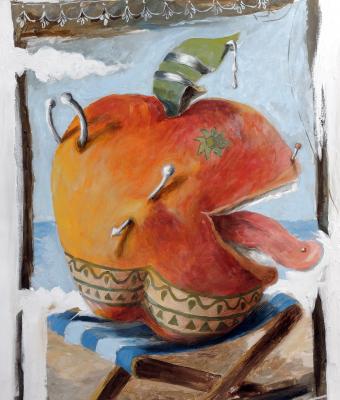 happy-apple-on-the-beach-2