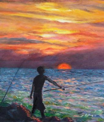 pescatore-al-tramonto-a-fiumic