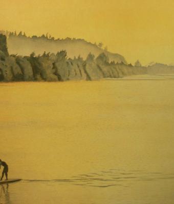 il-tramonto-sul-fiume-po