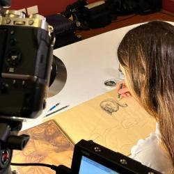 preparazione-dei-laboratori-per-l-esposizione-volti-nel-volto-pinacoteca-albertina-torino-luglio-2022 preparazione-dei-laboratori-per-l-esposizione-volti-nel-volto-pinacoteca-albertina-torino-luglio-2022
