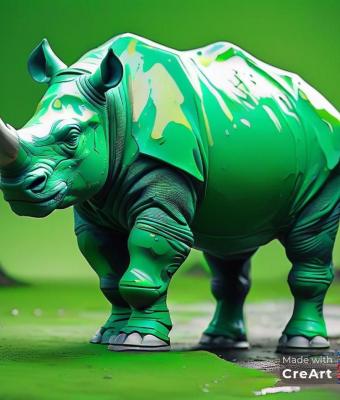 rinoceronte-a-vernice-verde