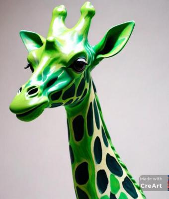 scultura-giraffa