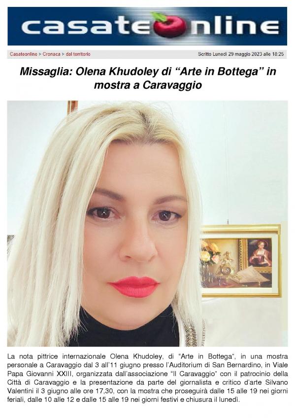 olena-khudoley-di-arte-in-bottega-in-mostra-a-caravaggio olena-khudoley-di-arte-in-bottega-in-mostra-a-caravaggio