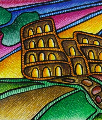 gli-acquerelli-di-roma-serie