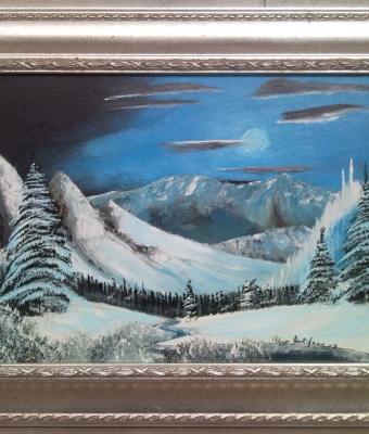 neve-sui-monti-di-notte