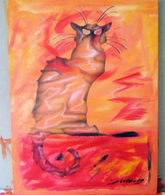 chat-chez-gaby-40x30-acril